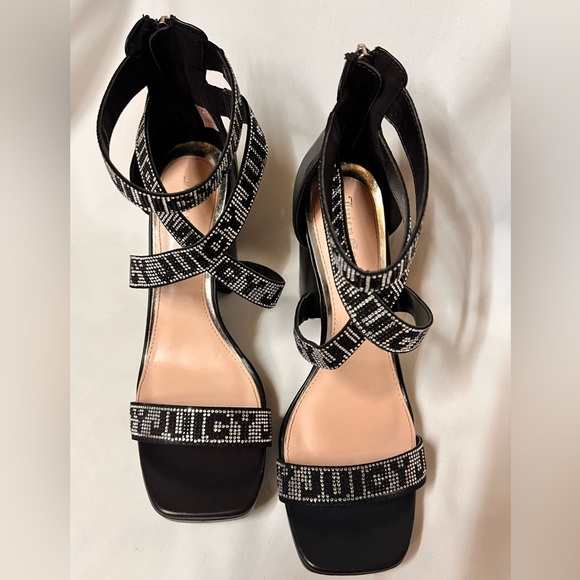 Juicy Couture Sparkly Platform Heels, size 9 - Picture 2 of 8